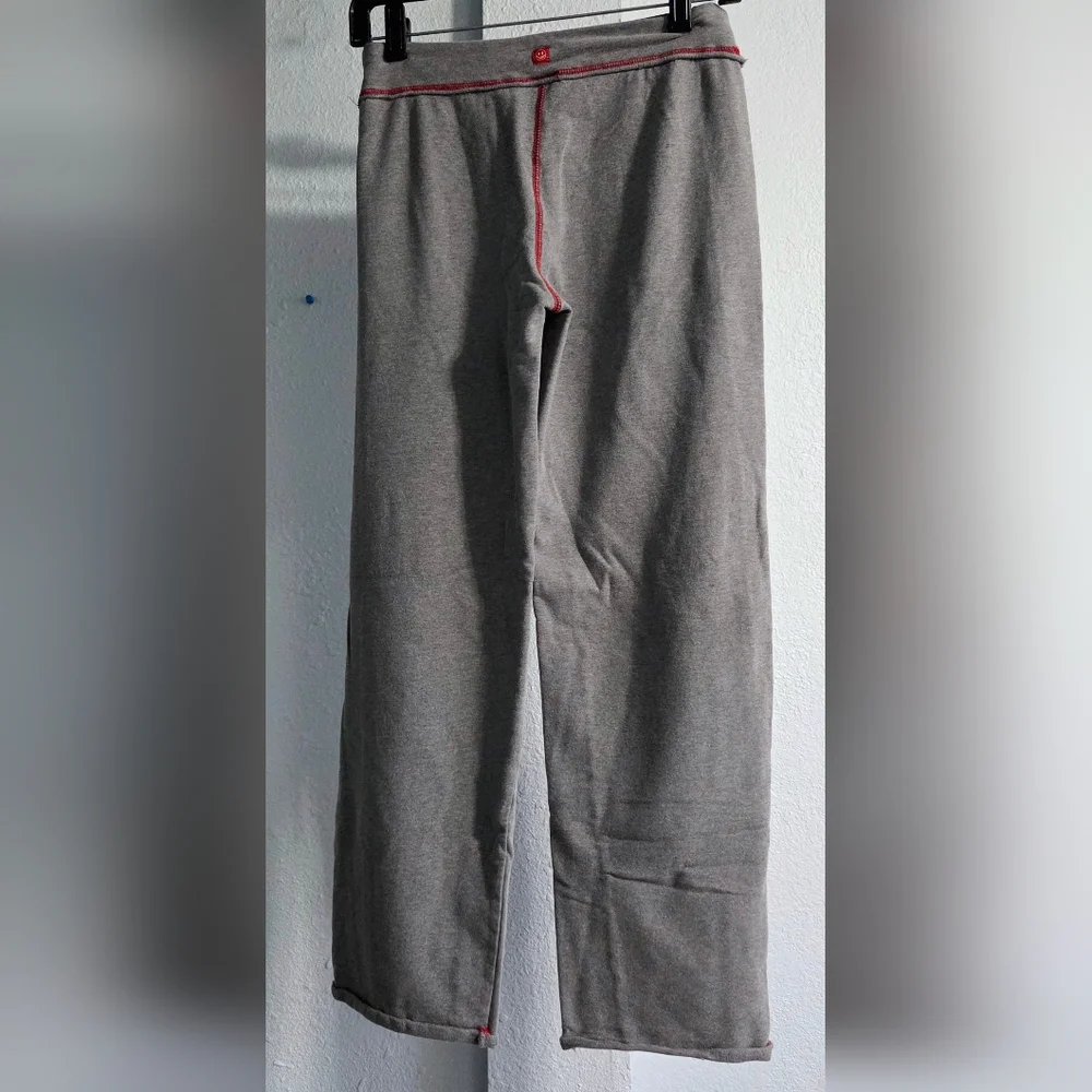 Joe Boxer Gray Pants with Red Accents Y2K Vintage 90s - Picture 2 of 8